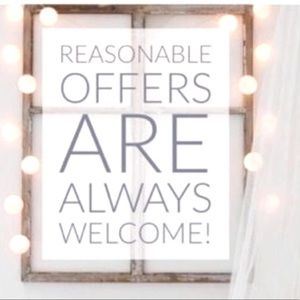 Send me an offer and let’s make it happen ❤️